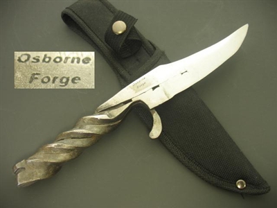 OSBORNE FORGE FIXED BLADE KNIFE   SOLD