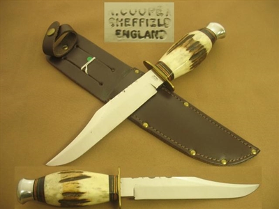 R. COOPER FIXED BLADE KNIFE   SOLD