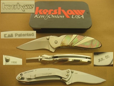 KERSHAW KEN ONION CHIVE KS1600B FOLDING KNIFE SOLD