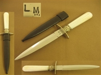 LARRY MORROW MOP DAGGER, STILETTO KNIFE SOLD