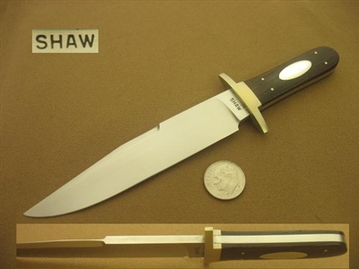 DAVID SHAW Fixed Blade Bowie Knife     SOLD