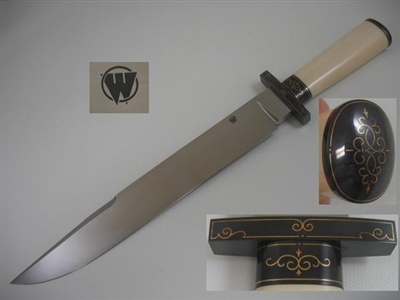 OWEN WOOD MASSIVE IVORY BOWIE PRICE REDUCED   SOLD