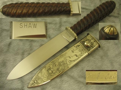 DAVID SHAW & C J CAI BOWIE, DAGGER PRICE REDUCED    SOLD