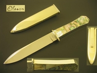 OLESON ROBERT SAN FRANCISCO STYLE BOWIE KNIFE PRICE REDUCED SOLD