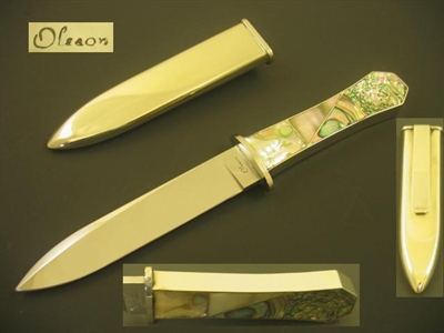 OLESON ROBERT SAN FRANCISCO STYLE BOWIE KNIFE PRICE REDUCED SOLD