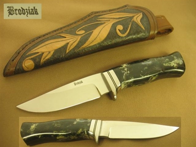 BRODZIAK DAVID JADE HUNTING KNIFE  PRICE REDUCED    SOLD