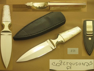 LEE FERGUSON Pearl Boot Knife Dagger  SOLD