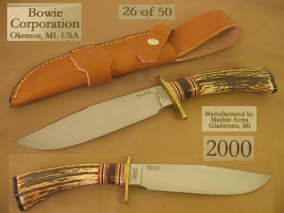 MARBLE'S LIMITED EDITION STAG TRAILMAKER KNIFE PRICE REDUCED   SOLD