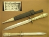 G. WOODHEAD, SHEFFIELD, DAGGER, STILETTO, KNIFE PRICE REDUCED