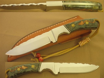 RANDY HAAS HHH KNIVES FANCY HUNTING KNIFE   SOLD