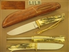 JIMMY LILE NO DOT STAG DROP POINT KNIFE   SOLD