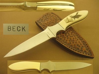 BECK SAN FRANCISCO STYLE BOOT KNIFE SUBHILT PRICE REDUCED   SOLD